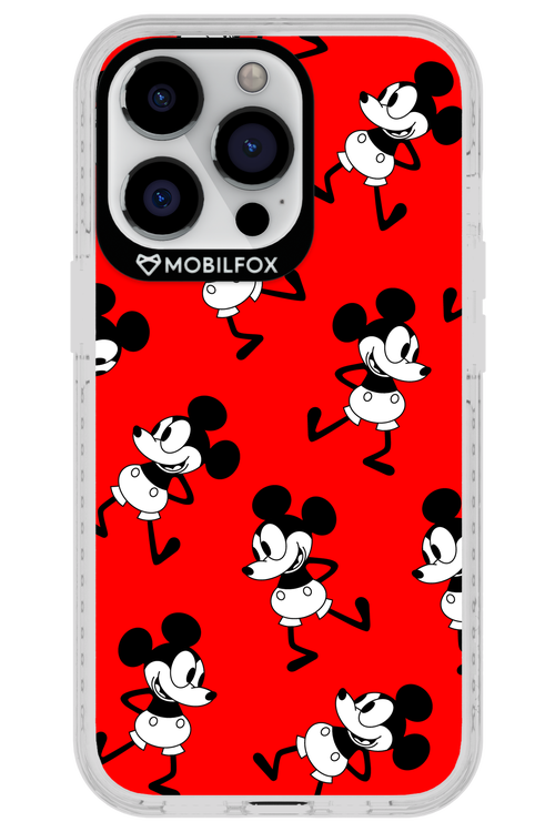 Iconic Mouse (red pattern) - Apple iPhone 13 Pro