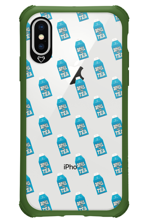 Blue Tea Party Chaos - Apple iPhone X