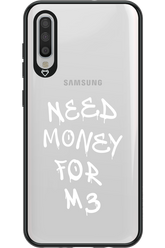 Need M3 Transparent White - Samsung Galaxy A70