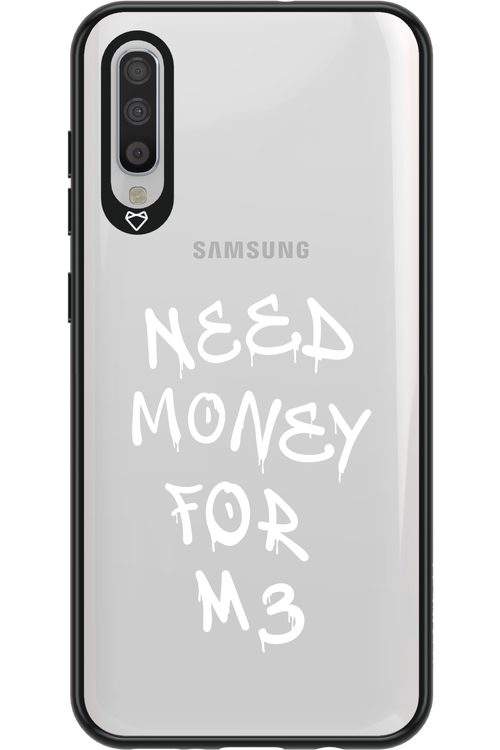 Need M3 Transparent White - Samsung Galaxy A70