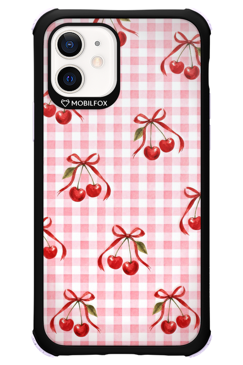 Pink Cherry Checked 2.0 - Apple iPhone 12