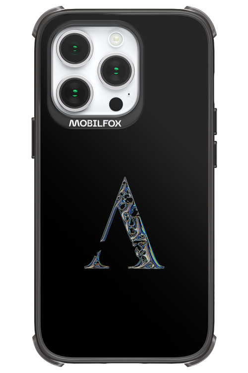 ⁠ ⁠Azteca A Chrome Logo - Apple iPhone 14 Pro