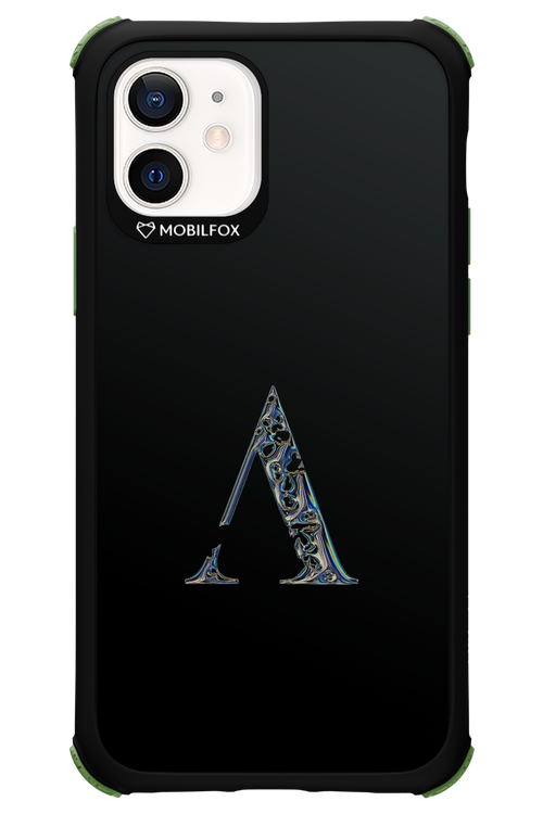 ⁠ ⁠Azteca A Chrome Logo - Apple iPhone 12