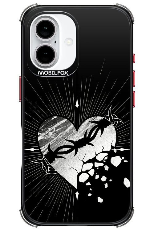 Fehér Szív - Apple iPhone 16