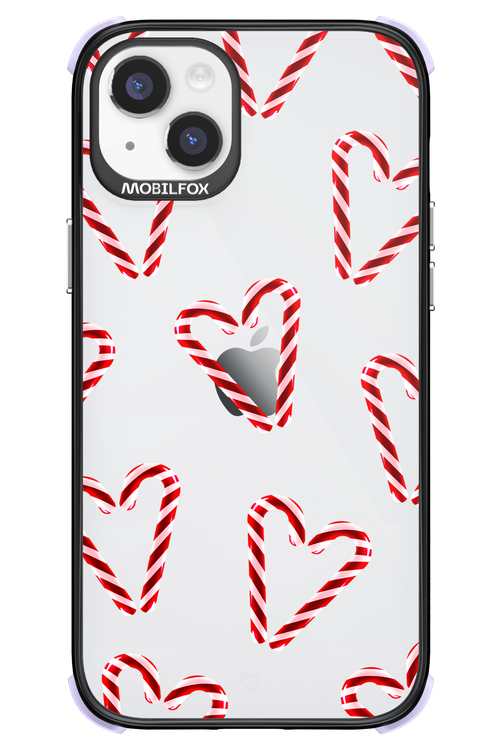 Candy Cane Hearts - Apple iPhone 14 Plus