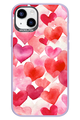 Water Painted Heart 2.0 - Apple iPhone 14 Plus