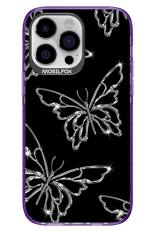 Silver Butterfly 2.0 - Apple iPhone 14 Pro Max