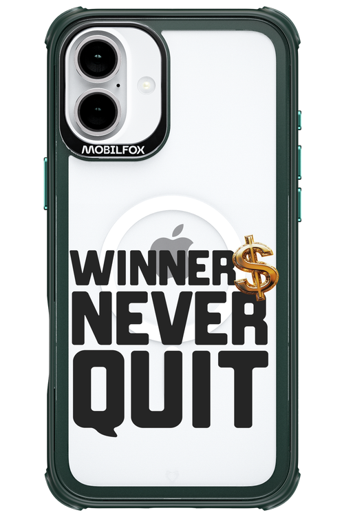 Winners Never Quit - Apple iPhone 16 Plus