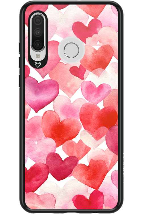 Water Painted Heart 2.0 - Huawei P30 Lite
