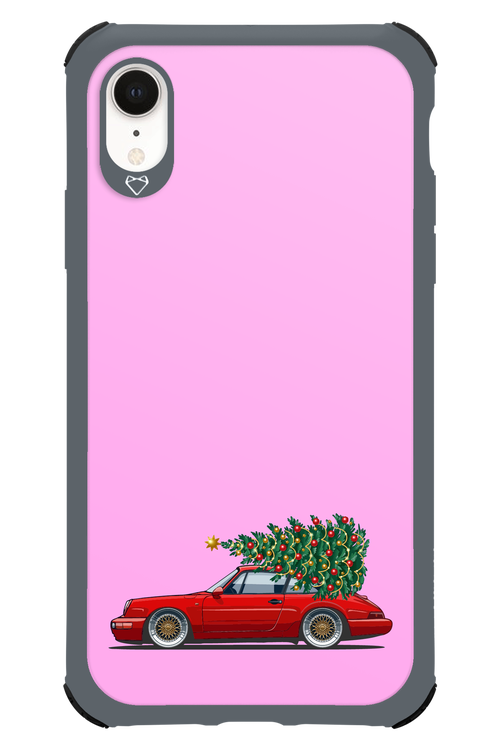 XMAS Car Pink - Apple iPhone XR