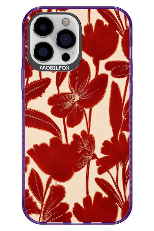 Burgundy Flowers 2.0 - Apple iPhone 13 Pro Max