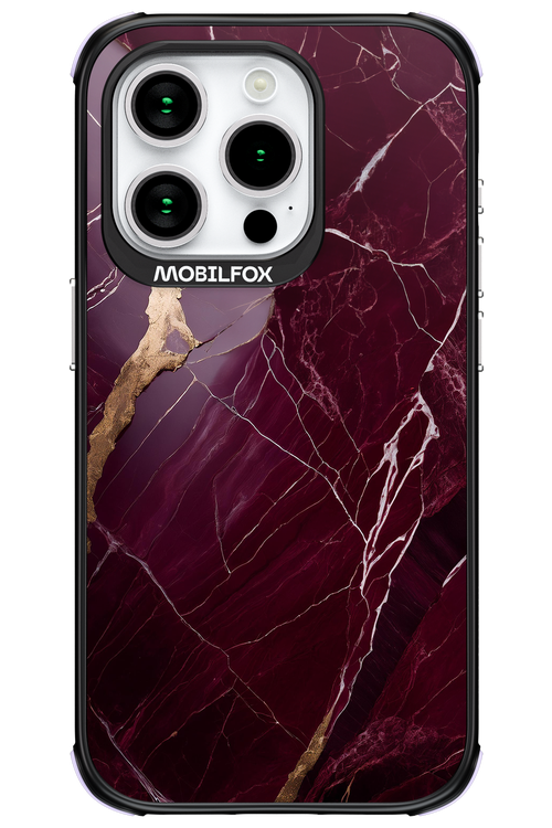 Burgundy Marble 2.0 - Apple iPhone 15 Pro