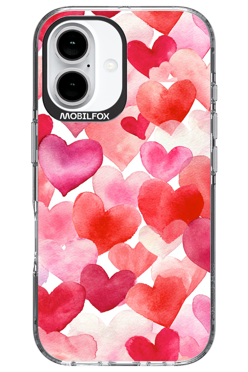 Water Painted Heart 2.0 - Apple iPhone 16