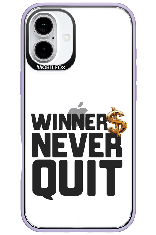 Winners Never Quit - Apple iPhone 16 Plus