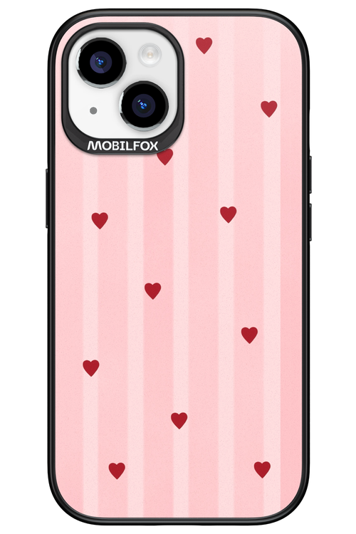 Red Little Hearts 2.0 - Apple iPhone 15