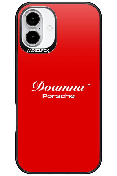 Doamna Porsche (red) - Apple iPhone 16 Plus