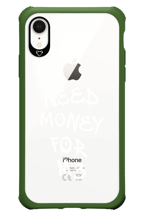 Need M3 Transparent White - Apple iPhone XR