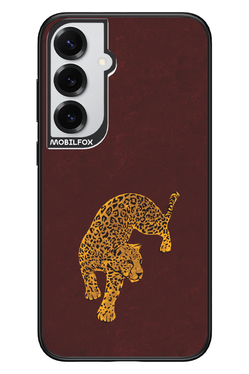 Burgundy Leopard - Samsung S25+