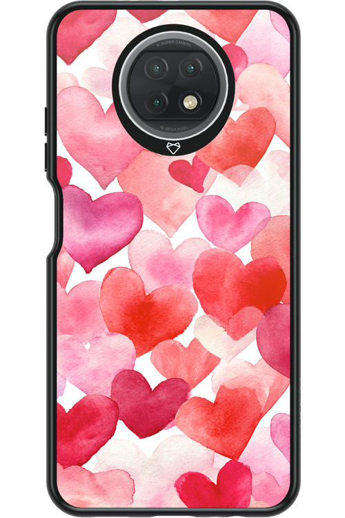 Water Painted Heart - Xiaomi Redmi Note 9T 5G