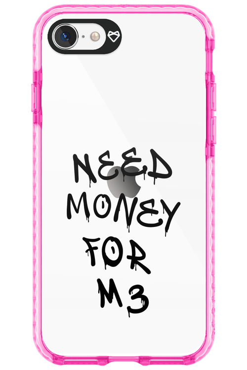 Need M3 Transparent Black - Apple iPhone SE 2020