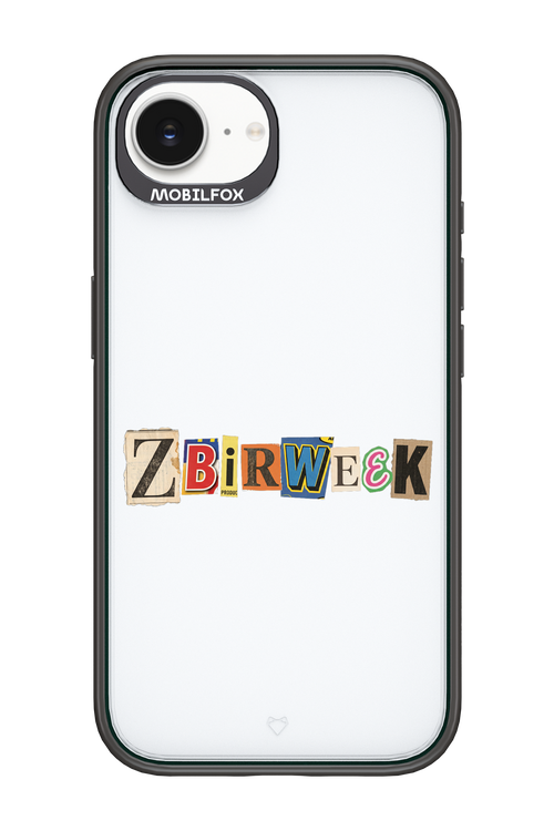 Zbirweek (transparent) 2.0 - Apple iPhone 16e