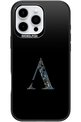 ⁠ ⁠Azteca A Chrome Logo - Apple iPhone 16 Pro Max