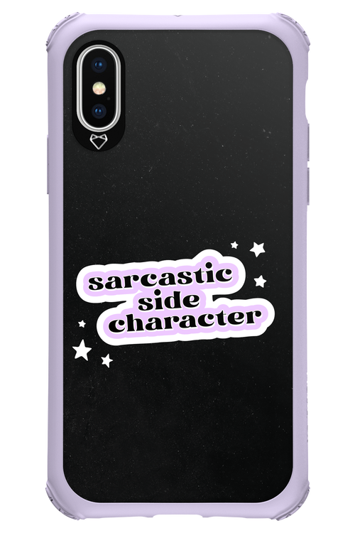 Sarcastic Black - Apple iPhone X