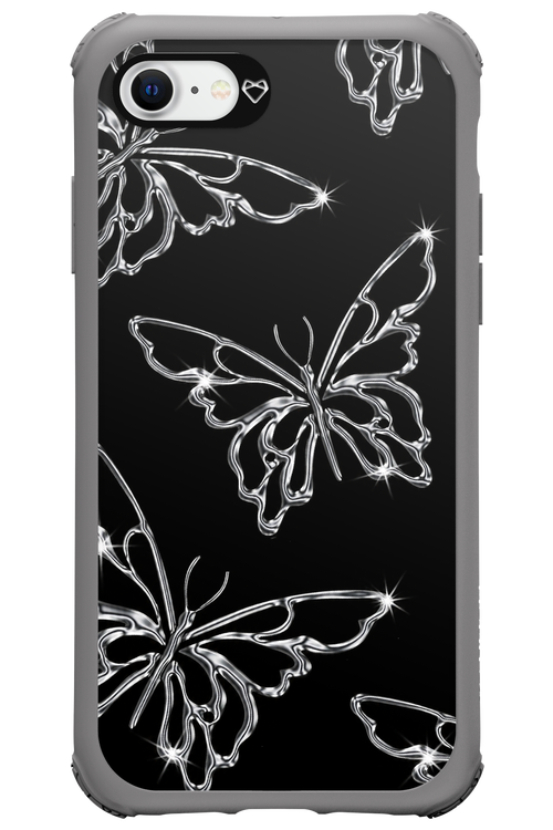 Silver Butterfly 2.0 - Apple iPhone 8