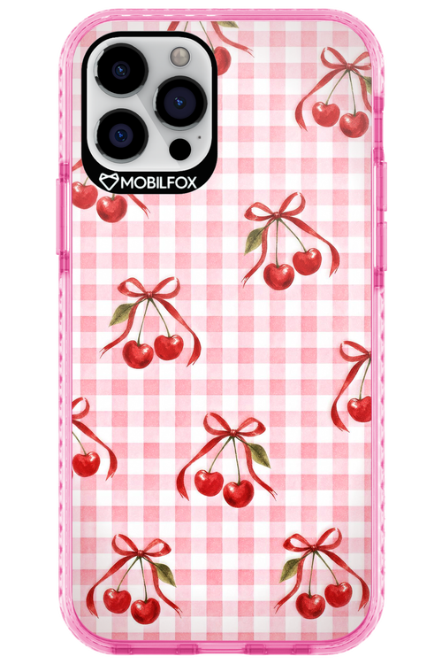 Pink Cherry Checked 2.0 - Apple iPhone 12 Pro