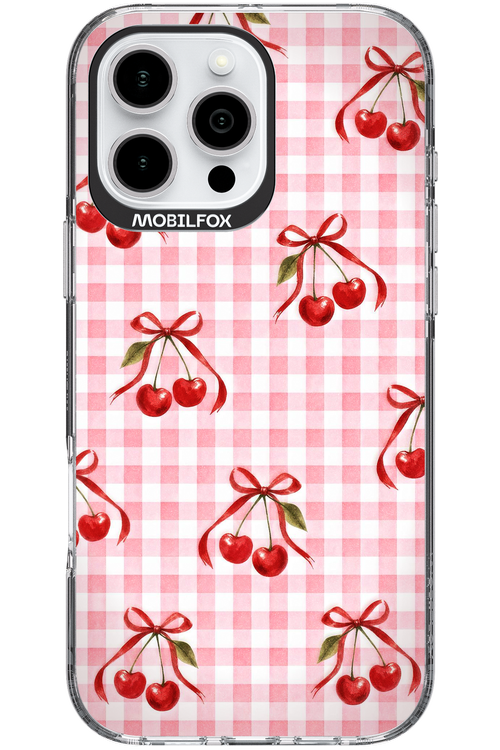 Pink Cherry Checked 2.0 - Apple iPhone 16 Pro Max