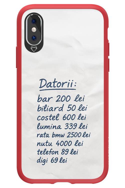 The List 2.0 - Apple iPhone X