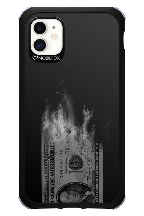 Money Burn B&W 2.0 - Apple iPhone 11