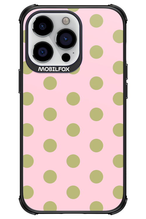 Polka Dots (Pink OLive) 2.0 - Apple iPhone 13 Pro