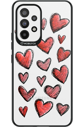 Red Love Transparent 2.0 - Samsung Galaxy A53