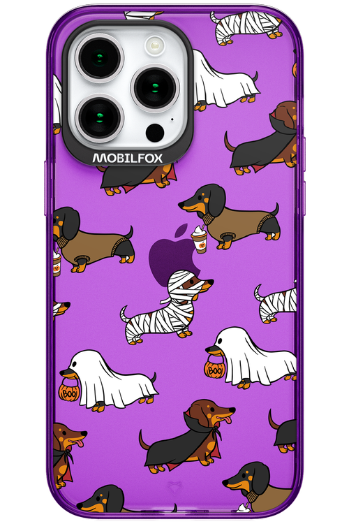 Scary Dachshund (Transparent) - Apple iPhone 15 Pro Max
