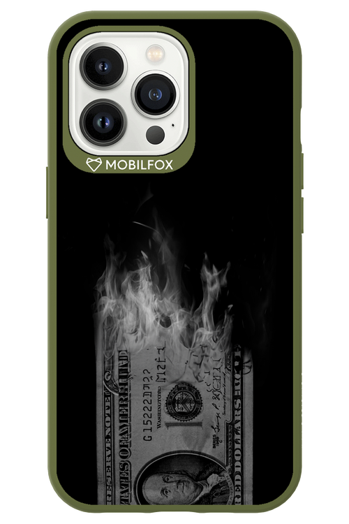 Money Burn B&W 2.0 - Apple iPhone 13 Pro