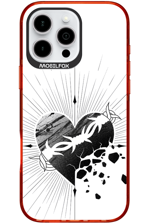 Fekete Szív 2.0 - Apple iPhone 16 Pro Max