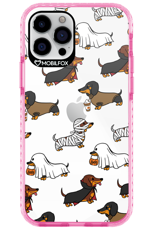 Scary Dachshund (Transparent) - Apple iPhone 12 Pro
