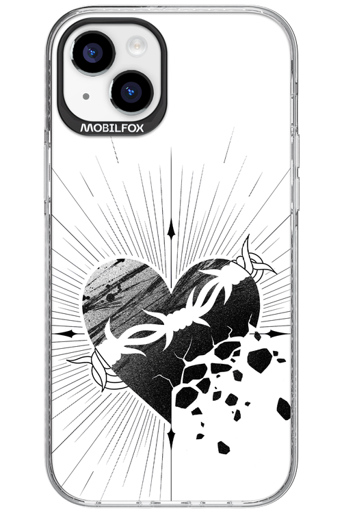 Fekete Szív 2.0 - Apple iPhone 15 Plus