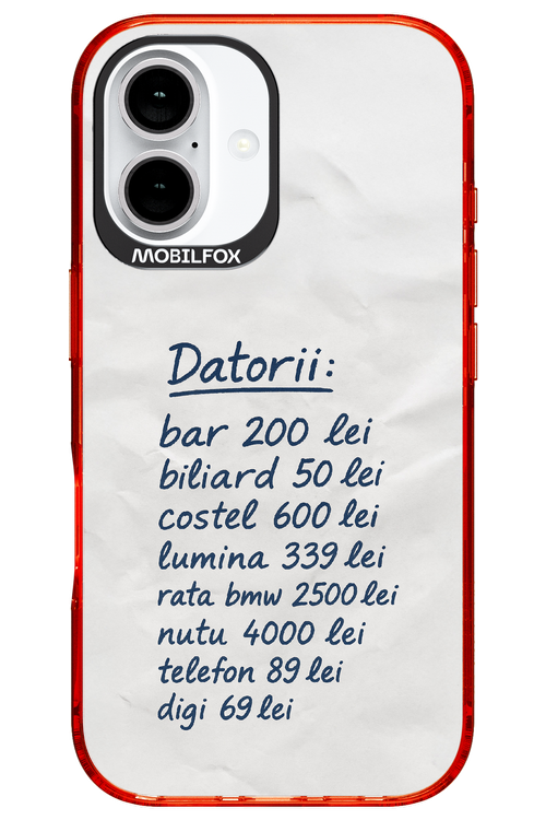 The List 2.0 - Apple iPhone 16