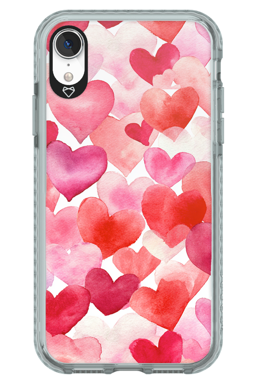 Water Painted Heart 2.0 - Apple iPhone XR
