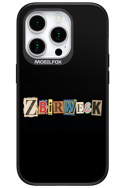 Zbirweek (black) 2.0 - Apple iPhone 15 Pro