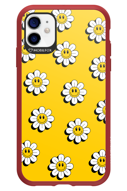 Smiley Flowers - Apple iPhone 11