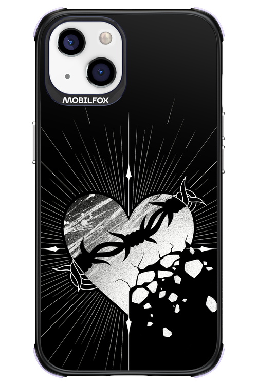 Fehér Szív - Apple iPhone 13