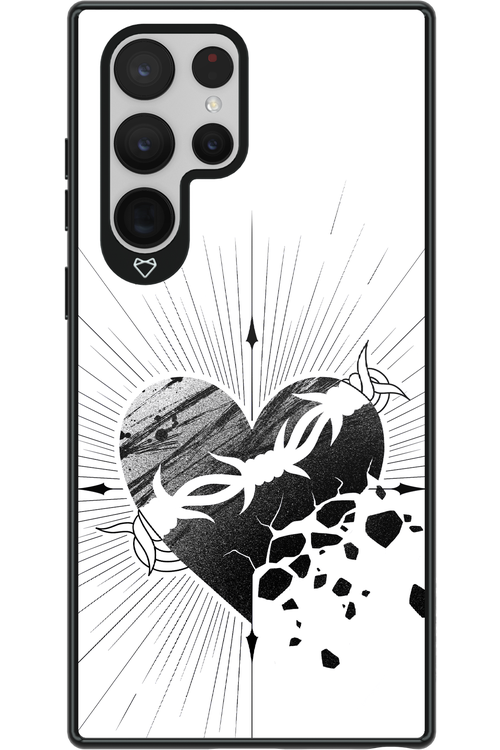 Fekete Szív 2.0 - Samsung Galaxy S22 Ultra