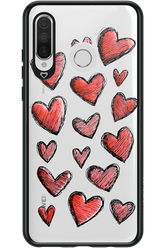 Red Love Transparent 2.0 - Huawei P30 Lite