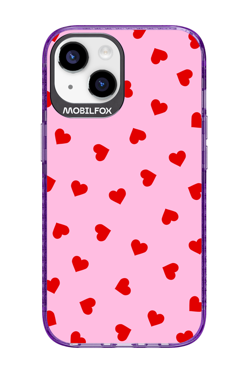 Sprinkle Heart Pink - Apple iPhone 14