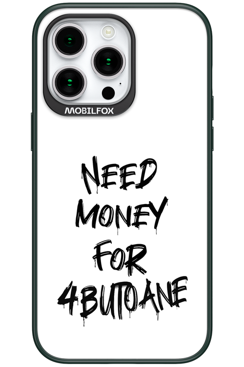 Need Money For Butoane Black - Apple iPhone 15 Pro Max