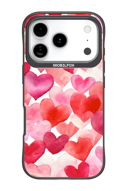 Water Painted Heart 2.0 - Apple iPhone 17 Pro