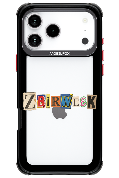 Zbirweek (transparent) 2.0 - Apple iPhone 17 Pro Max